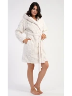 Dámský župan krátký s kapucí Karolína