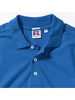 Russell Athletic 566M Pánské elastické piqué polo 10.566M azure blue Russell Athletic 566M Pánské elastické piqué polo 10.566M azure blue