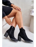 Dámské semišové teplé boty Černe Wenche