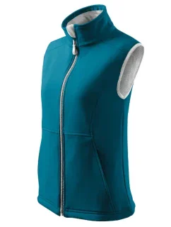 Vision softshellová vesta dámská tmavý tyrkys