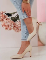 Dámské béžové lodičky SEVINO FashionStreet post ZY0726