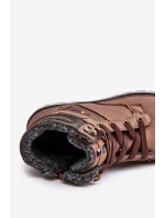 Zateplené pánské kotníkové boty McBraun hnědé