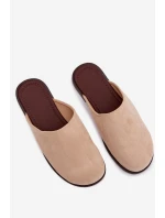 Dámské ploché béžové ekologické semišové Veronelle