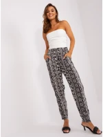 Kalhoty D73770M61869O černobílé Kalhoty D73770M61869O černobílé