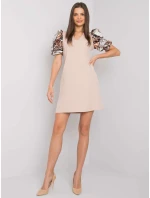 Šaty LC SK 22K 3018.45P béžová Šaty LC SK 22K 3018.45P béžová