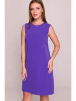 S408 Šaty bez rukávů - fialové S408 Šaty bez rukávů - fialové