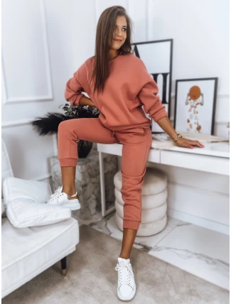 Dámská tepláková souprava ARIELLA PREMIUM lososová FashionStreet AY0725 Dámská tepláková souprava ARIELLA PREMIUM lososová FashionStreet AY0725