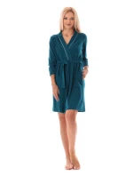 dámský krátký župan Bari kimono Petrolejová