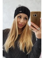 Paris fleecová čepice K212 šedá+černá Paris fleecová čepice K212 šedá+černá