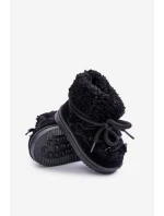 Teplé Botky Sněžníky Dětské Uzavírací Černé Asija Teplé Botky Sněžníky Dětské Uzavírací Černé Asija