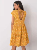 Šaty D50051Z30268 tmavě žluté