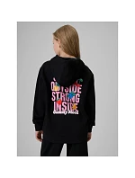 Dívčí volná mikina s kapucí 4F 4FJRSS26TSWSF2902-20S