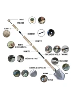 MACGYVER TAKTICKÁ LOPATA 14 V 1 MULTITOOL 102277