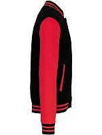 Kariban K 497 Unisex college bunda "Teddy" 20.K497 black/red Kariban K 497 Unisex college bunda "Teddy" 20.K497 black/red