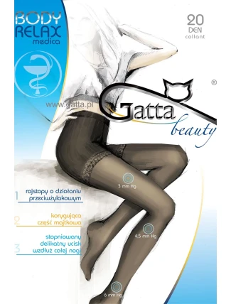 Gatta Body Relaxmedica 20 barva:nero