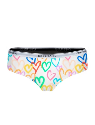 Dámské kalhotky John Frank WJFD-H57-HEARTS
