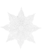 PAPÍROVÉ DEKORACE SNOWflAKE 64 CM WHITE DELUXE dětské