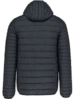 Kariban K 6110 Lehká pánská prošívaná bunda s kapucí 20.6110 marl dark grey Kariban K 6110 Lehká pánská prošívaná bunda s kapucí 20.6110 marl dark grey