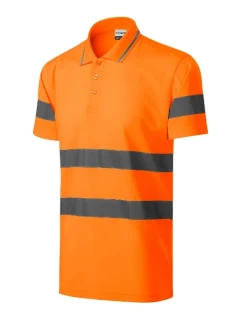 HV Runway polokošile unisex fluorescenční oranžová