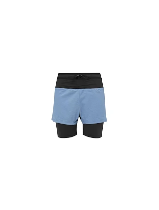 Dámské šortky MILLET Intense 2In1 Short W, modré Dámské šortky MILLET Intense 2In1 Short W, modré