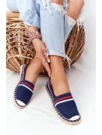 Espadrilky Na Pletené Podrážce Big Star HH274483 Tmavě Modre
