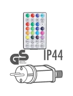 VÁNOČNÍ STROMEK SVĚTLA VENKOVNÍ / VNITŘNÍ SVĚTELNÝ ZÁVĚS 400 VEDL WW 200X200CM S DÁLKOVÝM OVLÁDÁNÍM TEPLÁ BÍLÁ