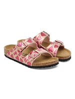 Žabky Birkenstock ARIZONA KIDS BS 1030434 ELECTRIC METALLIC COPPER HEARTS (standardní šířka)