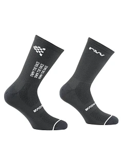 Cyklistické ponožky NORTHWAVE Own The Race Sock, černé
