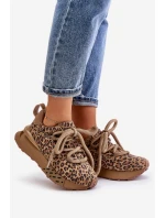 Dámské Zamszové Tenisky Na Platformě S Tlustým Šněrováním Panthera Artiker 55C0135 Hnědé Dámské Zamszové Tenisky Na Platformě S Tlustým Šněrováním Panthera Artiker 55C0135 Hnědé