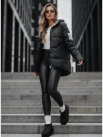 HIMES dámská prošívaná bunda černá FashionStreet TY4245