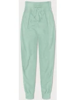Tenké teplákové kalhoty v mátové barvě (CK03-61)