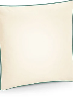 Westford Mill W 355 Fairtrade povlak na polštář s lemováním 50.0355 natural/sage green