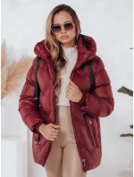 Dámská zimní bunda SALVONA červená prošívaná FashionStreet TY5005