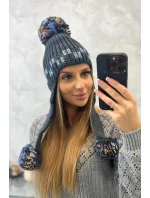 Dámské ušanky Nadia K321 graphite