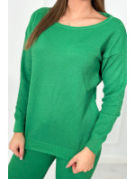 Sada svetrů Mikina + Kalhoty zelené