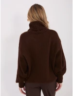 Jumper IN SW 3176.26 tmavě hnědý