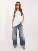 RV tričko TS A1206.84 bílá žlutá