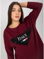 Halenka VI BZ 2911.82P tmavě fialová Halenka VI BZ 2911.82P tmavě fialová