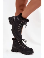 Dámské zateplené trapery Lee Cooper – černé