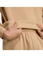 Pánská mikina adidas Essentials Loose Fit 3 Bar Logo béžová JX5668 pánská