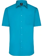 Daiber JN 680 Popelínová košile s krátkým rukávem 02.0680 turquoise Daiber JN 680 Popelínová košile s krátkým rukávem 02.0680 turquoise