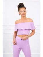 Sada s volánkem fialová Sada s volánkem fialová