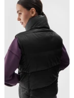 Pánská Bezrukávová Pěnová Vesta Se Syntetickým Výplní Černá 4F 4FWAW24TVJAF140-20S Pánská Bezrukávová Pěnová Vesta Se Syntetickým Výplní Černá 4F 4FWAW24TVJAF140-20S