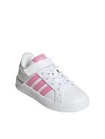 Dětská obuv adidas Grand Court 3.0 white and pink JP9371