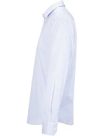 NEOBLU Baptiste Men Mikro keprová košile s dlouhým rukávem 24.4338 blue stripes NEOBLU Baptiste Men Mikro keprová košile s dlouhým rukávem 24.4338 blue stripes