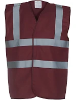 Yoko HVW 100 Hi-Vis bezpečnostní vesta 79.W100 maroon Yoko HVW 100 Hi-Vis bezpečnostní vesta 79.W100 maroon