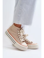 Dámské tenisky na platformě béžové Aineri