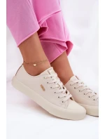 Dámské Textilní Tenisky Big Star RR274768 Béžové