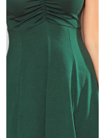 Šaty s výstřihem Numoco BETTY - zelené