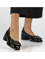 Černé lakované lodičky Filippo DP6960